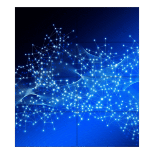 2 x 4 Mur d'images LED sans cadre